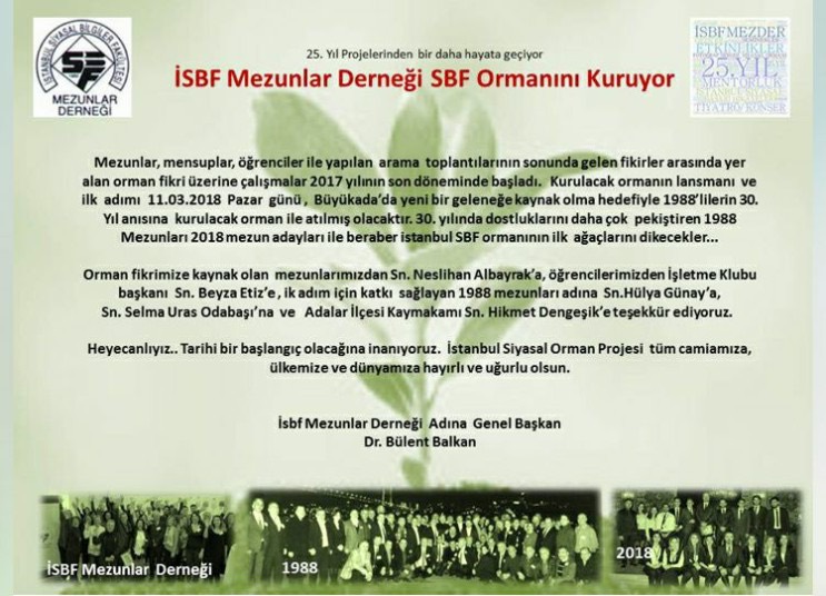 Mezuniyetinizin 30. Yılında Kep Atma Töreni