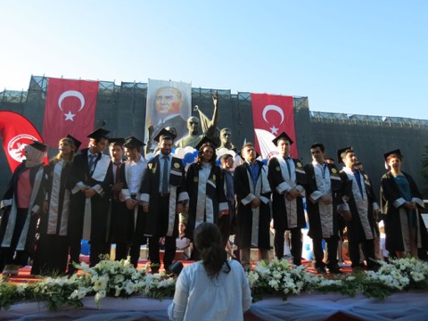 2014 MEZUNİYET TÖRENİ - 1984 mezunlarının sembolik mezuniyetleri